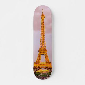 Romantische Eiffelturmfotografie | Paris, Frankrei Skateboard