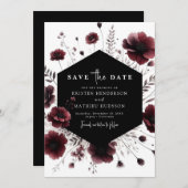 Romantische Einfache Hochzeit Save The Date (Vorne/Hinten)