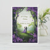 ROMANTISCHE EINLADUNG (Stehend Vorderseite)