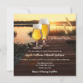 Romantische Einladung zum Sonnenuntergang (Vorderseite)