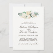 Romantische Einladungen für Hochzeiten in Holz (Vorderseite)