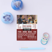 Romantische Einstellung, Speed Verabredet Event-We Flyer (Einzeln)