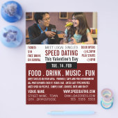 Romantische Einstellung, Speed Verabredet Event-We Flyer (Einzeln)