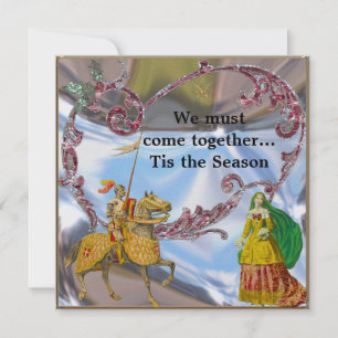 Romantische einzigartige schöne Weihnachtseinladun Einladung