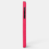 Romantische Elefanten rotes Herz auf Polka Dots Case-Mate iPhone Hülle (Hinten/Links)
