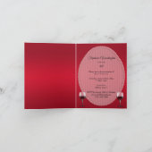 Romantische Elegance Geburtstagsparty Einladung (Innenseite)