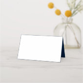 Romantische Elegance Wedding Dinner Name Platzkarte (Rückseite)