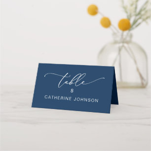 Romantische Elegance Wedding Dinner Name Platzkarte