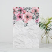 Romantische Elegante antike Blumenkomposition (Stehend Vorderseite)