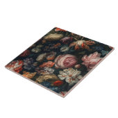 Romantische Elegante Barocke Blume Ölgemälde Fliese (Seite)