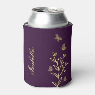 Romantische, elegante Blume lila kann kühler Dosenkühler