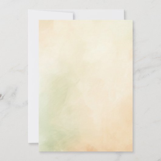 Romantische Elegante Frische Pasta machen Einladung (Rückseite)