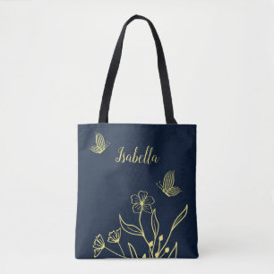 Romantische, elegante Goldmedaille-Blume Tasche