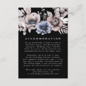 Romantische Elegante Hochzeit der Wasserfarben Begleitkarte (Vorderseite)