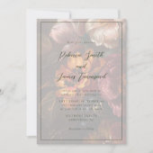 Romantische Elegante Kunst, Dichtung und Musik Einladung (Vorderseite)