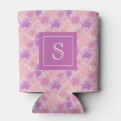 Romantische Elegante Lila Rose nach Maß Dosenkühler (Rückseite)