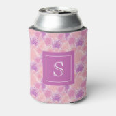 Romantische Elegante Lila Rose nach Maß Dosenkühler (Kanne Rückseite)