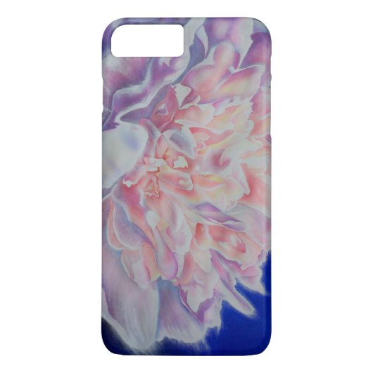 Romantische elegante rosa blaue Pastellfarben Case-Mate iPhone Hülle (Rückseite)