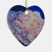 Romantische elegante rosa blaue Pastellfarben Keramik Ornament (Rechts)