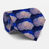 Romantische elegante rosa blaue Pastellfarben Krawatte (Gerollt)