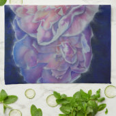 Romantische elegante rosa blaue Pastellfarben Küchentuch (Gefaltet)