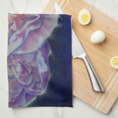 Romantische elegante rosa blaue Pastellfarben Küchentuch (Viertel Falte)