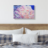 Romantische elegante rosa blaue Pastellfarben Leinwanddruck (Insitu (Schlafzimmer))