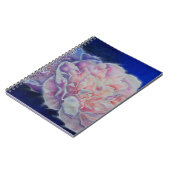 Romantische elegante rosa blaue Pastellfarben Notizblock (Linke Seite)
