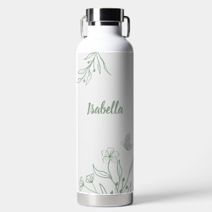 Romantische, elegante Salbeiblüte Trinkflasche