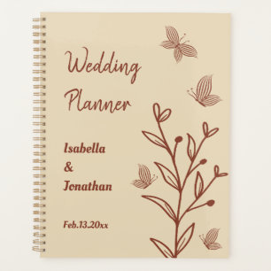Romantische, elegante Terracotta Planer
