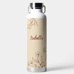 Romantische, elegante Terracotta Trinkflasche
