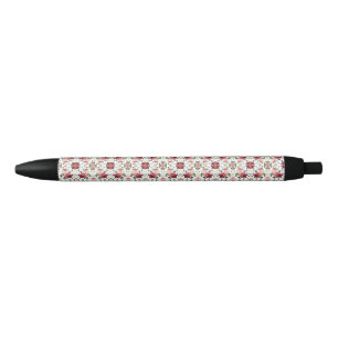Romantische elegante Vintage-Rosen in Rosa Kugelschreiber