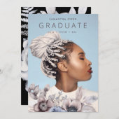 Romantische Elegante Watercolor Florentiner Univer Ankündigung (Vorne/Hinten)