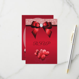 Romantische Eleganz Geburtstagsfeier RSVP Karte