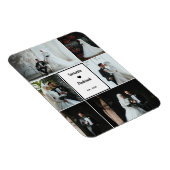 Romantische Erinnerung an Hochzeiten - 6 individue Magnet (Rechte Seite)