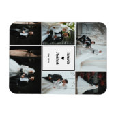 Romantische Erinnerung an Hochzeiten - 6 individue Magnet (Horizontal)