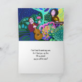 Romantische Erklärung der Liebe Karte (Innenseite)