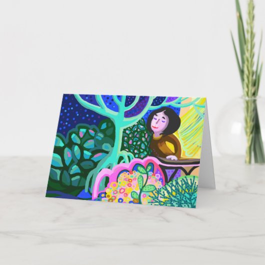 Romantische Erklärung der Liebe Karte (Vorderseite)