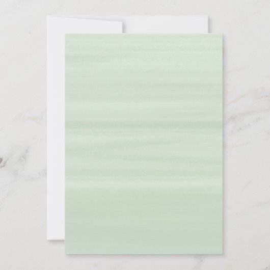 Romantische Eukalyptus-Blätter Kinderdusche Einladung (Rückseite)