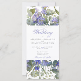 Romantische Eukalyptus & Lavender Wedding Einladun