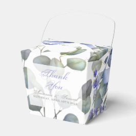 Romantische Eukalyptus- und Lavendel-Gastgeschenk Geschenkschachtel