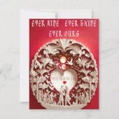 Romantische Ever Mine Ever Thver Ever Unurs Valent Karte (Vorderseite)