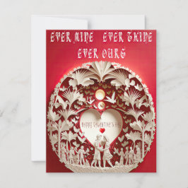 Romantische Ever Mine Ever Thver Ever Unurs Valent Karte