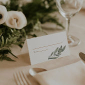 Romantische Evergreens Wedding geklappt Platzkarte