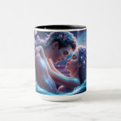 Romantische Fantasy Couple Tasse (Zentrum)