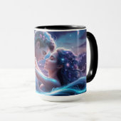 Romantische Fantasy Couple Tasse (VorderseiteRechts)