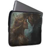Romantische Fantasy-Liebhaber im Sturm Laptopschutzhülle (Vorne Rechts)