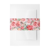 Romantische Farbe Rosa Muster Einladungsbanderole (Vorderseite Beispiel)