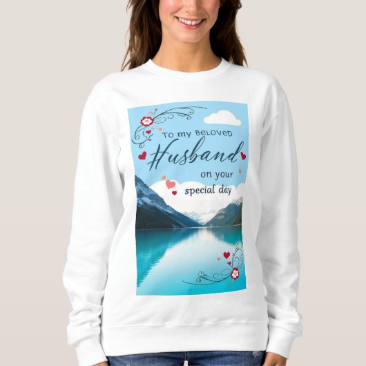Romantische Farben wie hellblau und sanfte Pastell Sweatshirt (Vorderseite)