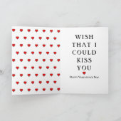 Romantische Fernbeziehung Valentine Karte (Innenseite)